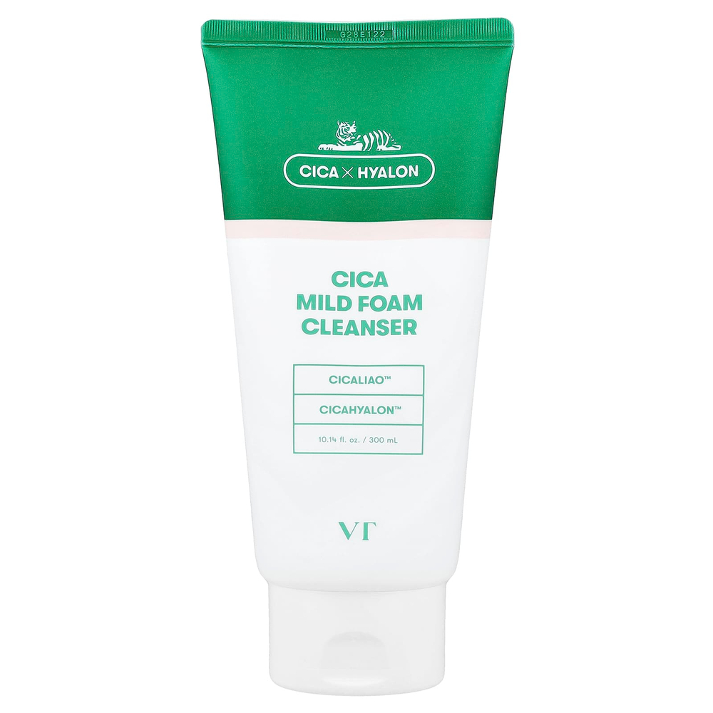 VT Cosmetics, Cica мягкая очищающая пенка, 300 мл (10,14 жидк. унц.)
