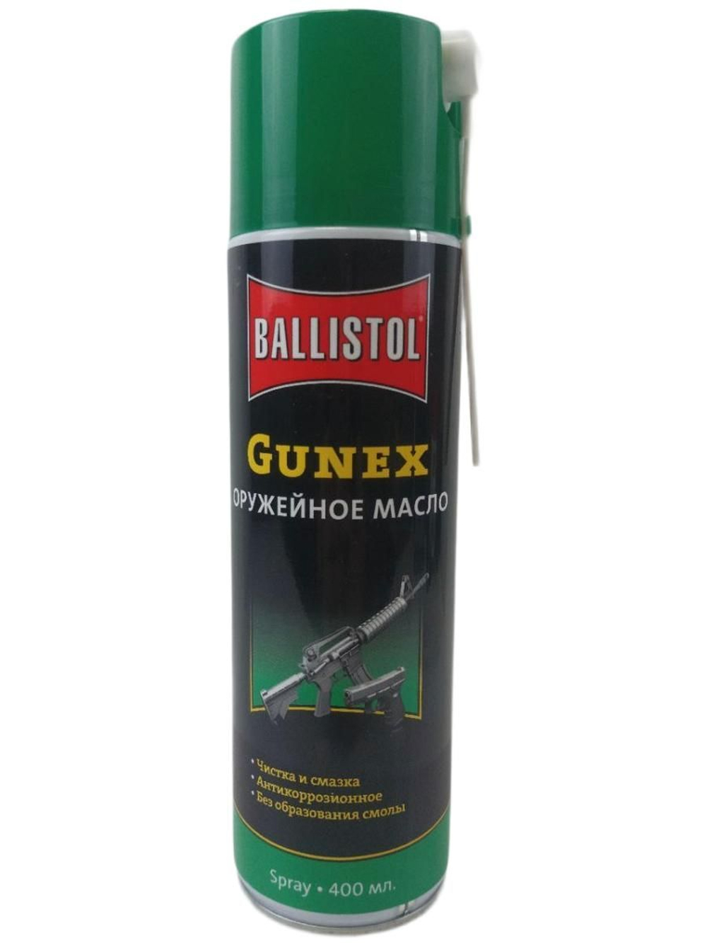 Масло оружейное Ballistol Gunex spray, 400 мл.