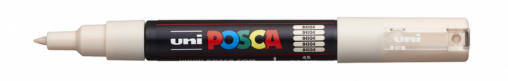 Маркер POSCA PC-1M, бежевый №45, 0.7 мм, пулевидный наконечник