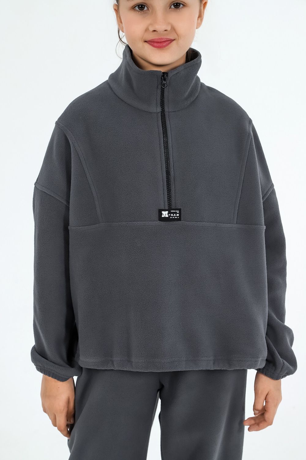 Костюм для девочки Скай-1 Виотекс ГРАФИТОВЫЙ