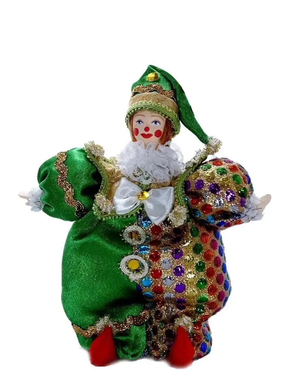 Кукла сувенирная фарфоровая Клоун