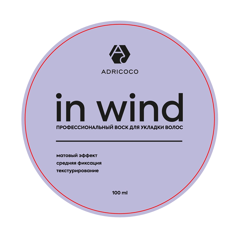 Воск для укладки волос Adricoco In Wind 100 мл