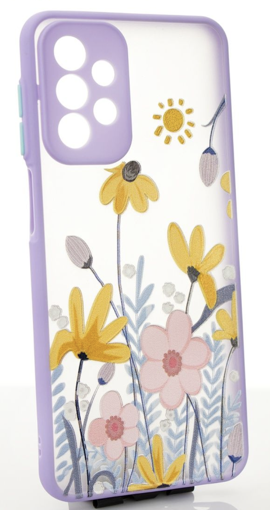Накладка Samsung A33 силикон  MattFlowers лютики