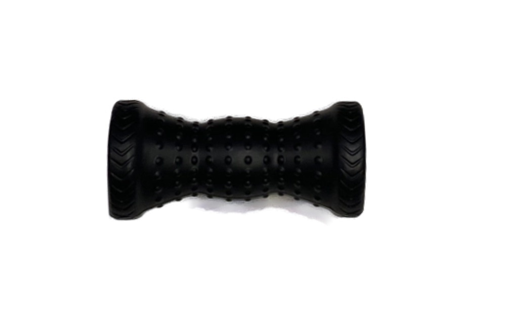 Ролик массажный для йоги MARK19 Yoga Dot 16x7 см черный