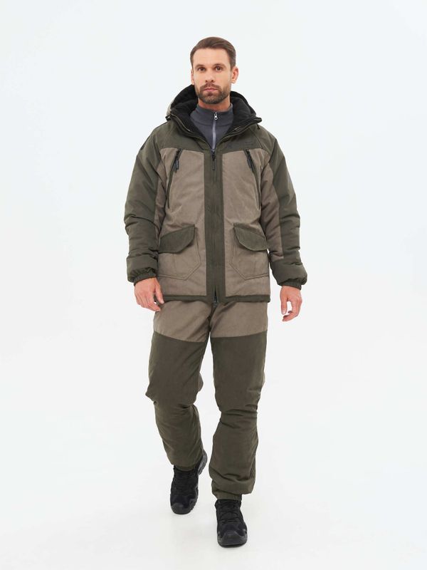 Костюм зимний Горка-Люкс ткань Исландия цвет Хаки