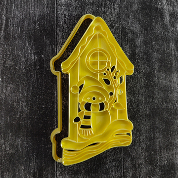 Штамп Домик №2 Снеговик