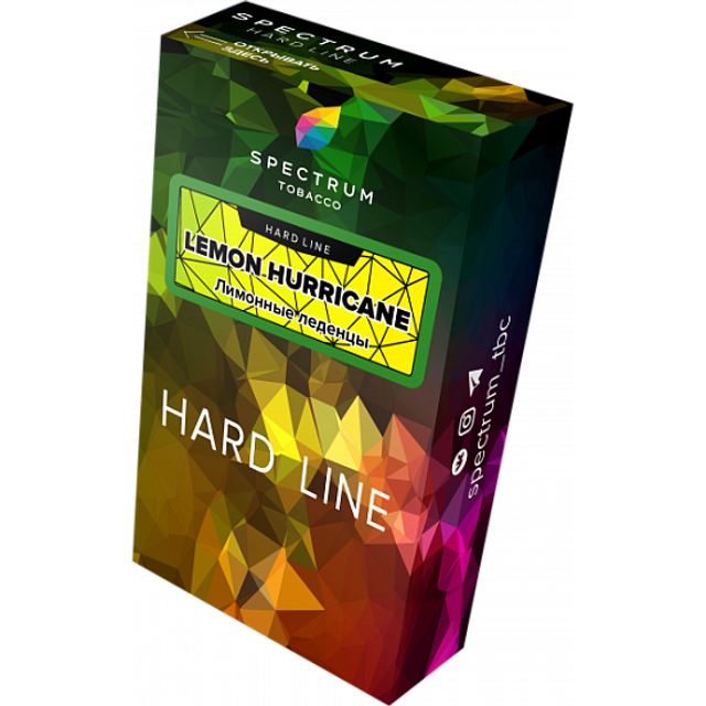 Табак Spectrum Hard Line - Lemon Hurricane 40 г
