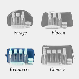 Несессер Briquette из кожи теленка, цвета синий королевский