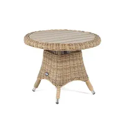 "Равенна" кофейный стол из искусственного ротанга, цвет соломенный