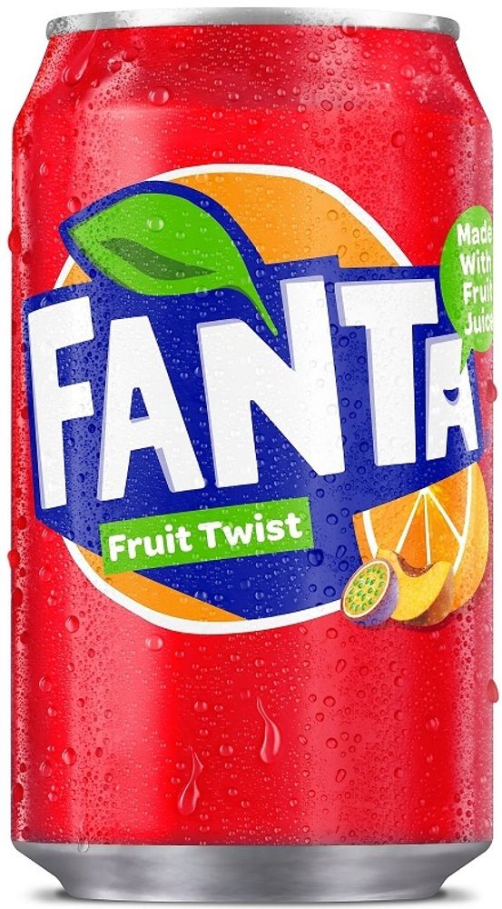 Газированный напиток Фанта Фрут Твист / Fanta Fruit Twist &quot;Англия&quot; 0.33 - банка