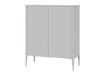Шкаф Type 2 двери низкий (светло-серый)