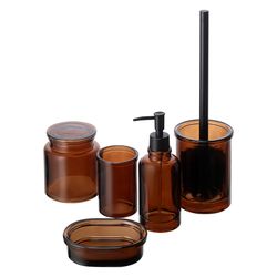 Мыльница Amber, темно-янтарная