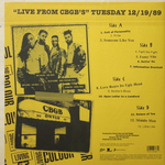 Living Colour / Live From CBGB's Truesday 12/19/89 (2LP)