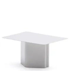 Журнальный столик Arvin 70x52х55 см, серый металл