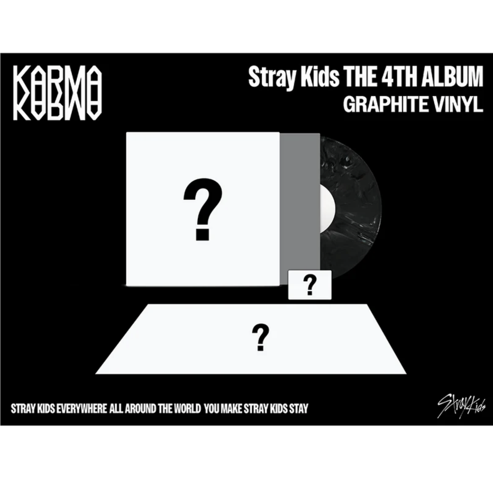 Винил Stray Kids - KARMA (GRAPHITE VINYL) (STRAY KIDS SHOP EXCLUSIVE)