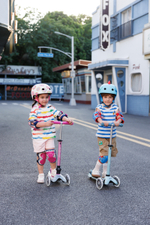 Самокат Mini Micro Deluxe Orion LED складной, розовый