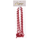 Бусы на ёлку 2,0 м «Шарик крупный» d-12 мм, Красный