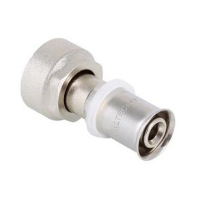 Пресс-фитинги VALTEC VTc.712.NE с накидной гайкой «евроконус»