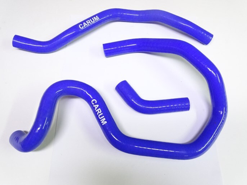 Патрубок печки Lada Largus 16 кл. (3шт) силикон (CARUM)
