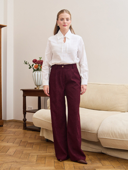 Брюки палаццо вельветовые