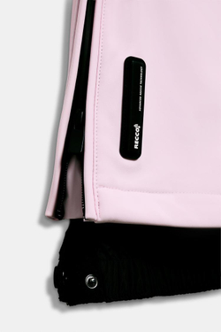 ZARA ВЕТРОЗАЩИТНЫЕ И ВОДОНЕПРОНИЦАЕМЫЕ БРЮКИ С ВЫСОКОЙ ПОСАДКОЙ, РОЗОВЫЙ