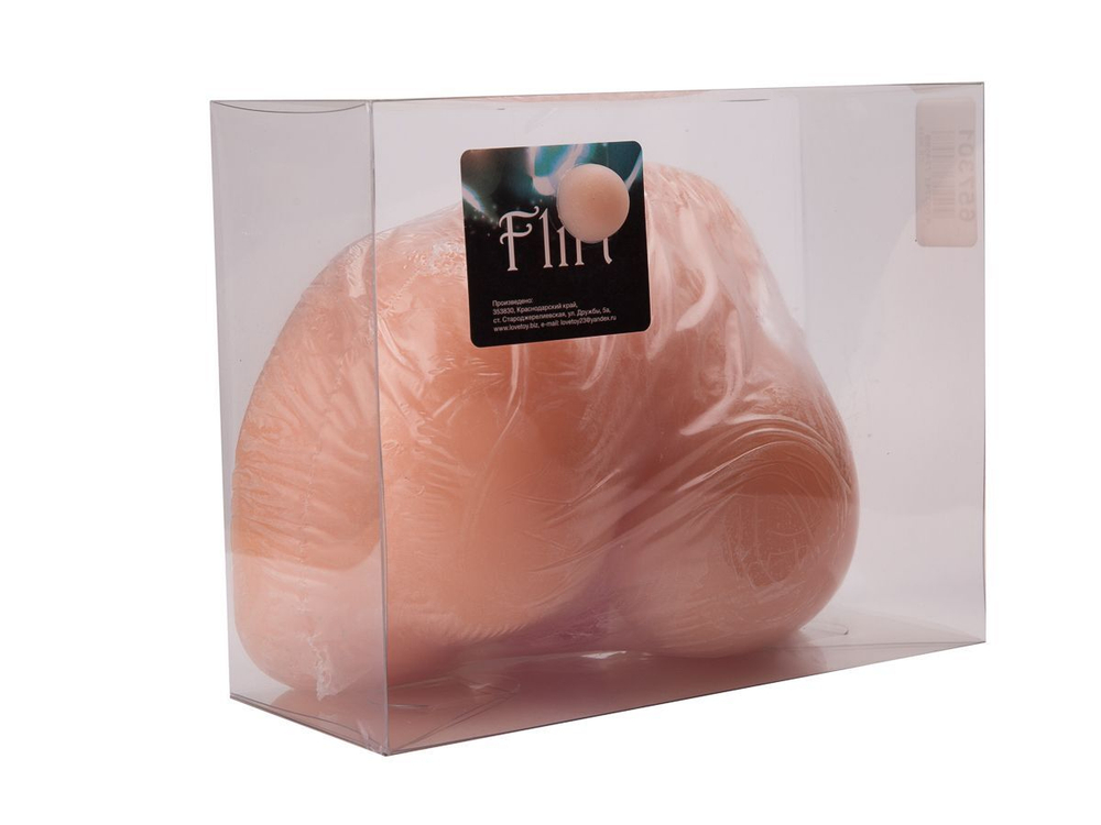 Реалистичный мастурбатор в виде пышной попки из неоскина (Цвет: телесный)