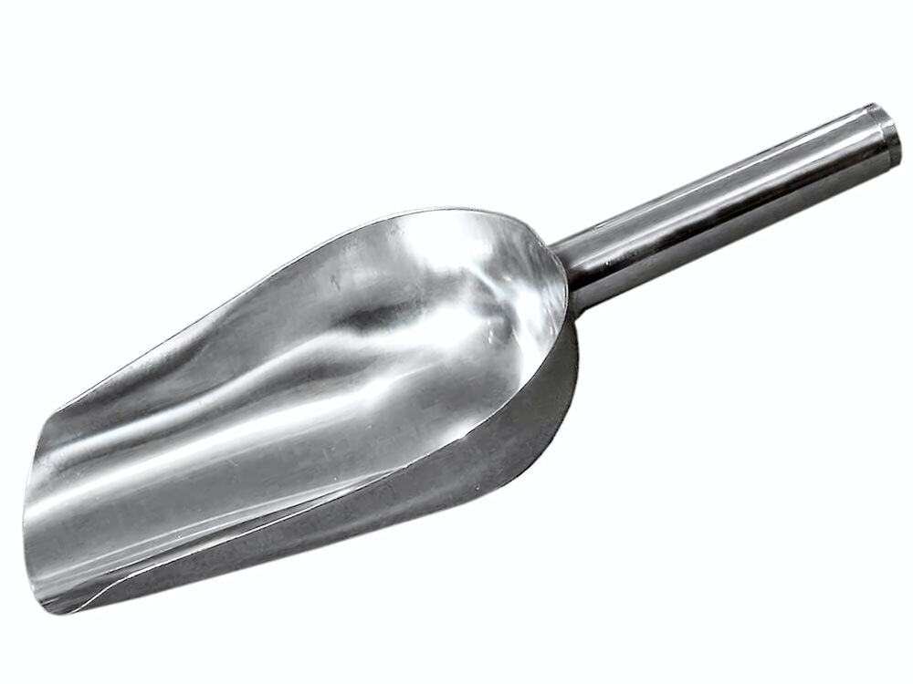 Совок для сыпучих продуктов нерж 24см (ковш 15см) Совок для сыпучих продуктов нерж 24см (ковш 15см)