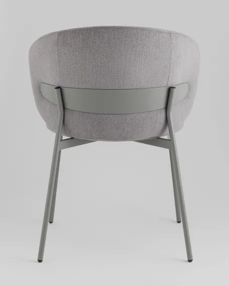 Стул Blaze, серый велюр, серые ножки
