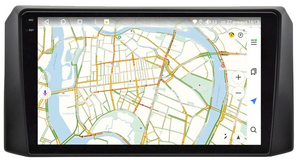 Магнитола для УАЗ Патриот, Пикап, Профи 2016-2023 - Vaycar VA87-2468-2K на Android 13, 8-ядер, 2K QLED, ТОП процессор, CarPlay,4G SIM-слот