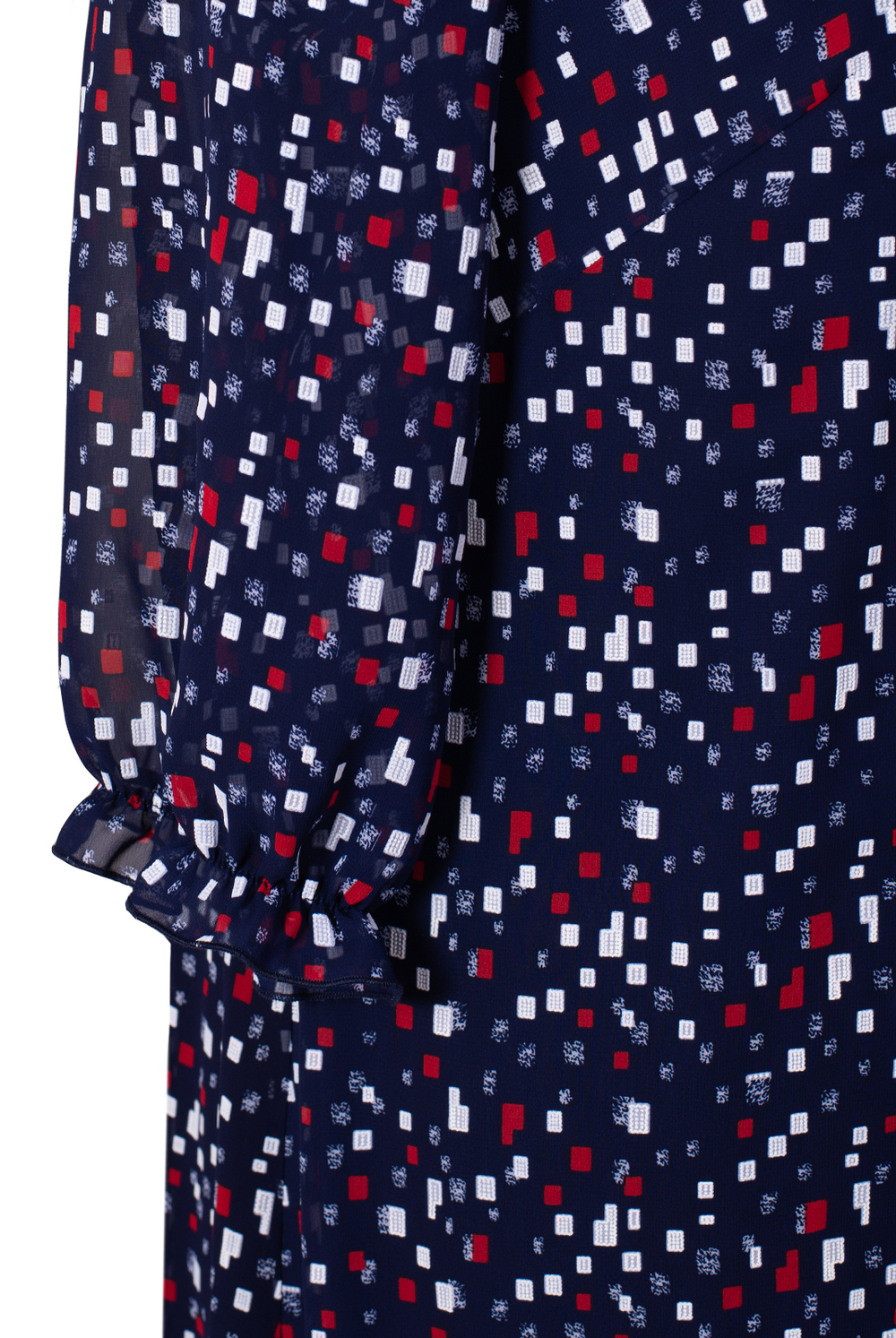 Платье женское 3831ВПБ, ромб #284Рп053831ВПБ