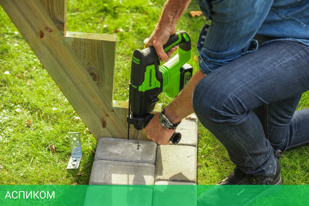 Перфоратор Greenworks GD24SDS2 (3803007UB)