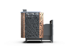 Банная печь Душа- 15 Сетка Леопард Закрытая Каменка 8мм