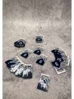 Номерки для ключей акрил 3х5 см