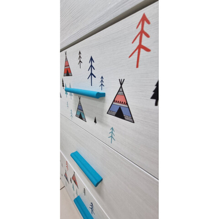 Кровать-чердак 0,8 Каприз-5