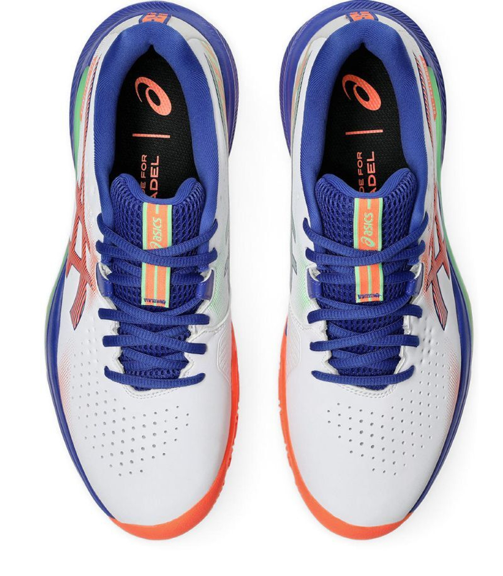 Мужские кроссовки для Падел Asics Gel-Challenger 15 Padel - white/vivid coral