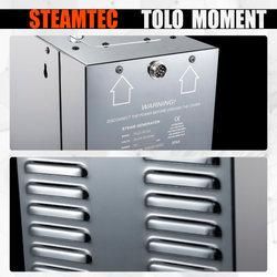 Steamtec TOLO MOMENT 240 - 24 кВт парогенераторы для хамама и турецкой бани / Серия PLATINUM со встроенной музыкой, пультом на 9-ти языках и возможностью монтажа без термодатчиков