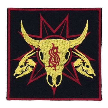 Нашивка Slipknot череп быка (344)