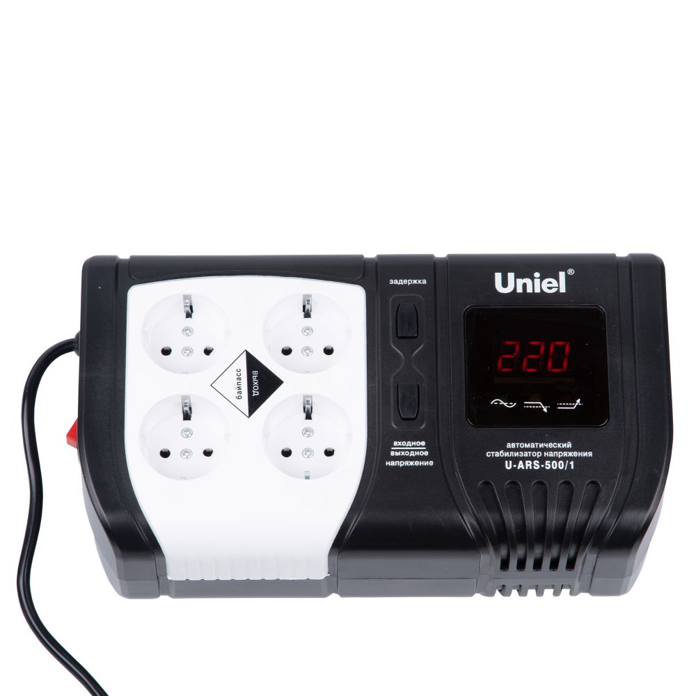 U-ARS-500-1 Стабилизатор напряжения Uniel серии Standard Expert 500 ВА