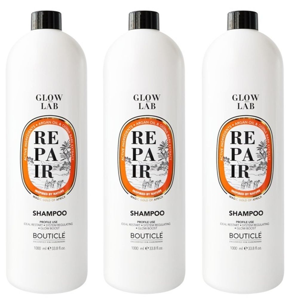 3 x Восстанавливающий шампунь придающий сияние - ARGAN REPAIR ILLUMINATING SHAMPOO (1000мл)