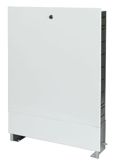 Шкаф коллекторный Грота ШРВ-0 встроенный до 3 отводов распределительный  670x125x406 мм.