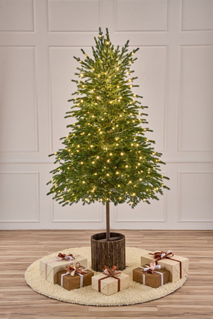 Ель искусственная с лампочками Аркадия
