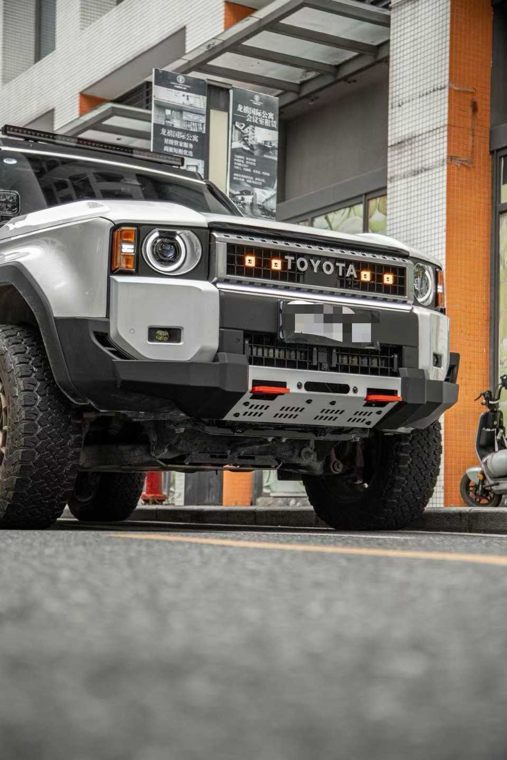 Бампер силовой для Toyota Land Cruiser Prado 250 LC250 Крузак Крузер стальной