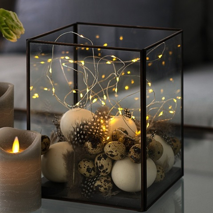 Гирлянда серебистая 1,9 метра [Арт.30725]