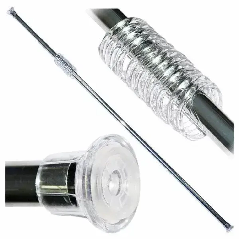 Карниз для ванной комнаты 280см. (металлик)