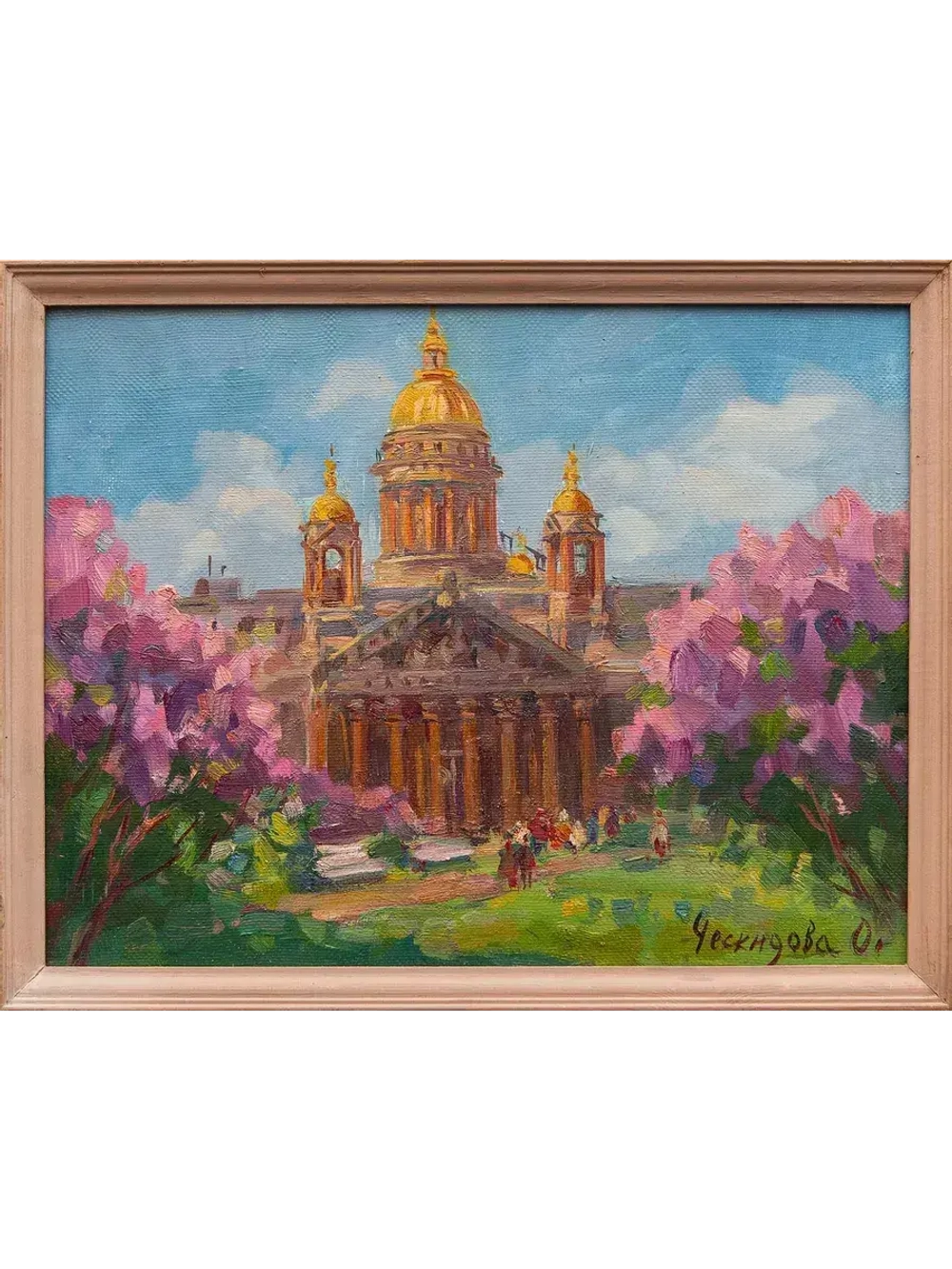 Картина маслом "Исаакиевский собор" Ческидова