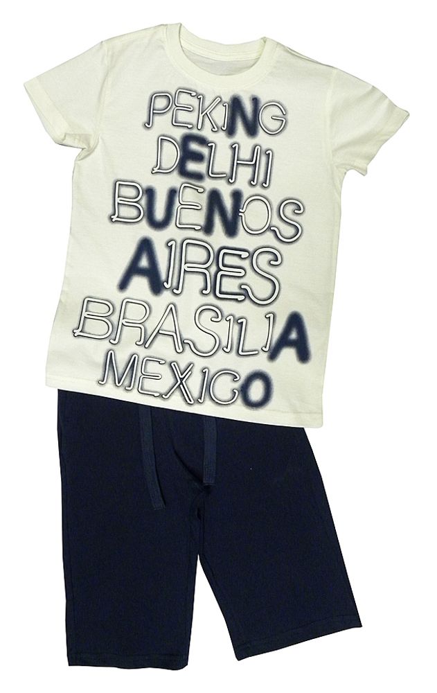 Basia  Н031 Комплект для мальчика  футболка+шорты