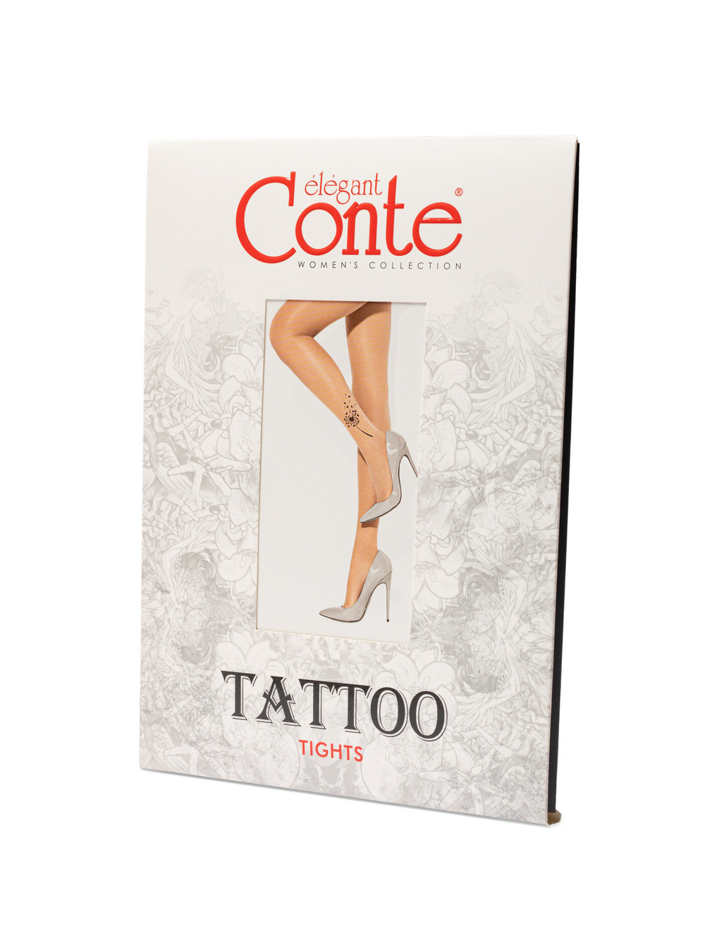 CONTE TATTOO Light Love (колготки с рисунком "Сердечки")