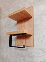 Держатель для туалетной бумаги с полками