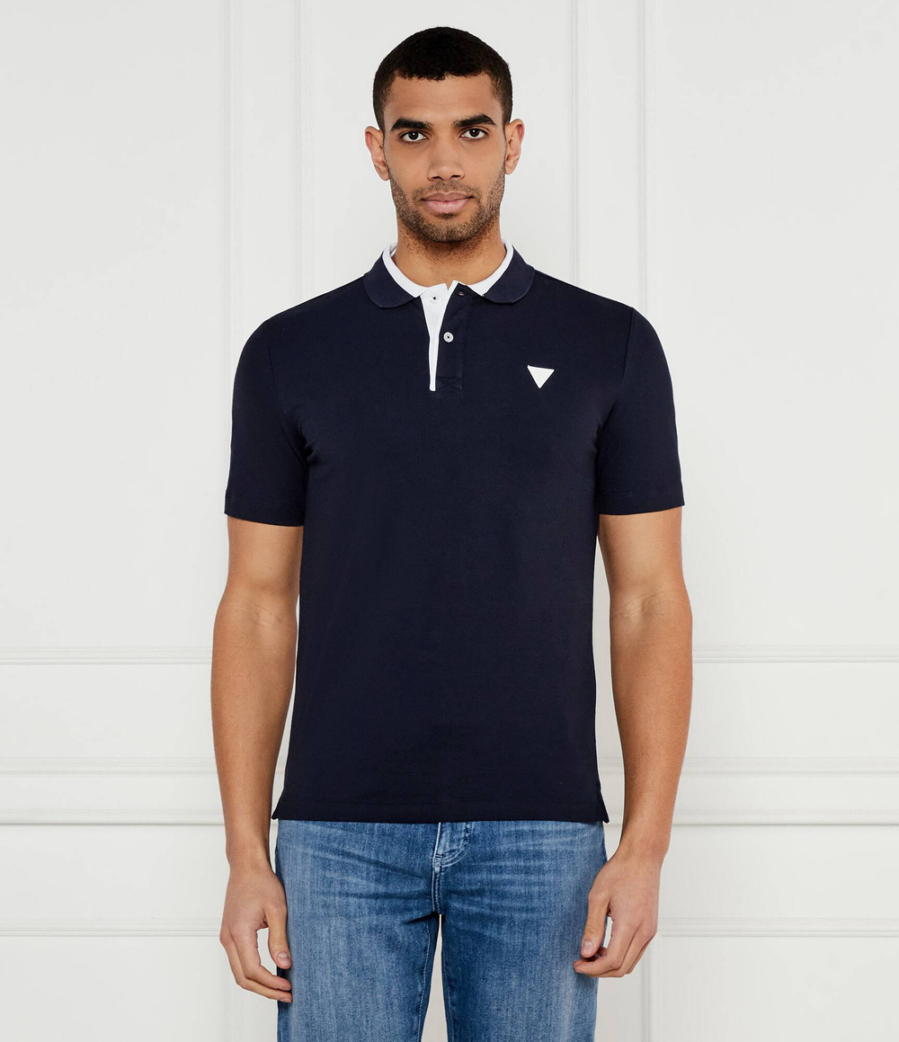 Поло GUESS - темно-синий(M5GP44 K7O64)