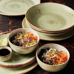 Тарелка «Крафт Грин» мелкая;фарфор;D=23,H=2см;зелен. (Цвет: зеленый)